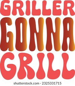 Barbecue retro svg design and eps file