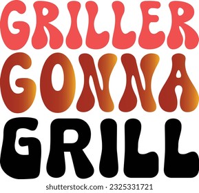 Barbecue retro svg design and eps file