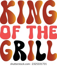 Barbecue retro svg design and eps file