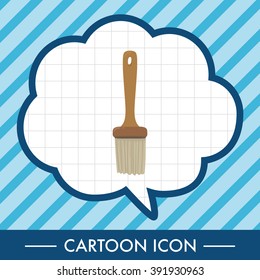 barbecue sauce brush equipment theme elements