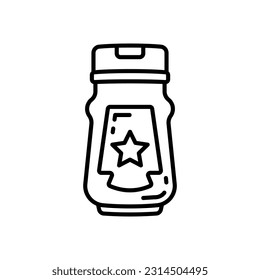 Barbecue Sauce icon in vector. Illustration