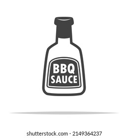 Barbecue sauce icon vector isolated