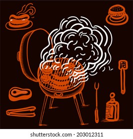 barbecue set