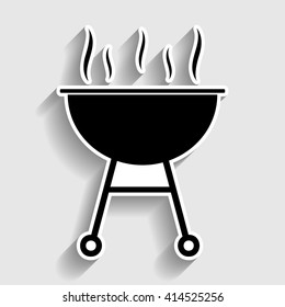 Barbecue simple icon