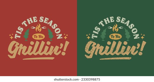 Barbecue Steak House Pub Grillin Retro Vintage Hand Drawn Badge