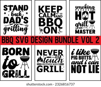 Barbecue svg Design Bundle Vol 2,Bbq Svg Bundle,BBQ SVG design and craft files, Barbeque party,Funny BBQ,bar-b-q,kitchen, master,Bbq eps File,Svg Bundle svg