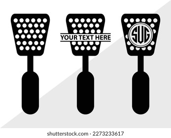 Silueta de iluminación de vectores de monograma SVG de barbacoa
