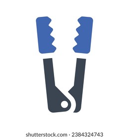 Barbecue tongs Icon, Vector Graphics