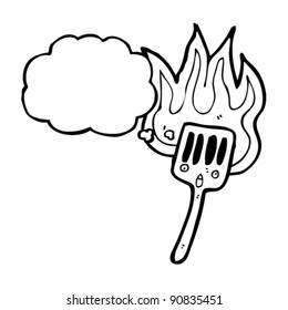 barbecue tool cartoon
