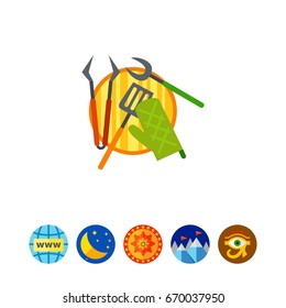 Barbecue tools icon