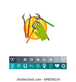 Barbecue tools icon