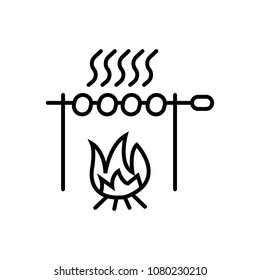 barbecue vector icon