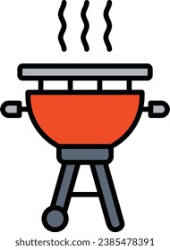 Barbecue vector icon. Can be used for printing, mobile and web applications.