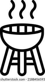 Barbecue Vector Icon Design Illustration