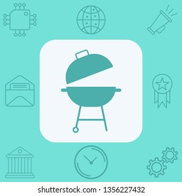 Barbecue vector icon sign symbol