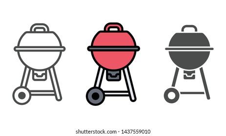 Barbecue vector icon sign symbol