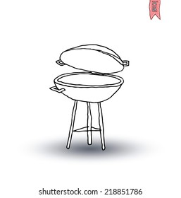 barbecue, vector illustration