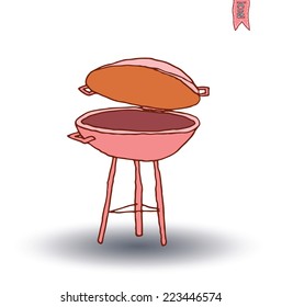 barbecue, vector illustration