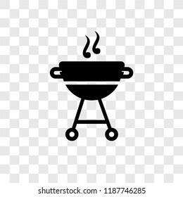Barbecue with Wheels vector icon isolated on transparent background, Barbecue with Wheels transparency logo concept svg
