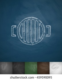 barbecues icon. Hand drawn vector illustration