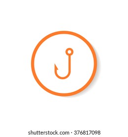  Barbed fish icon.