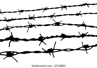 barbed wire