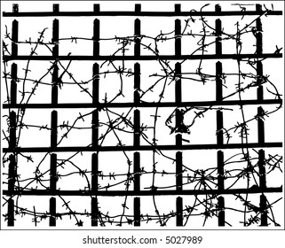 Barbed wire
