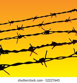 barbed wire