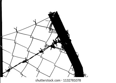 Wire Fence Images Stock Photos Vectors Shutterstock