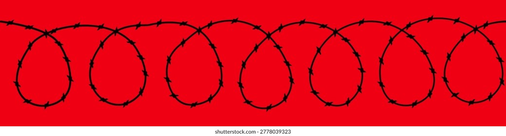 Barbed wire banner. barbedwire goth