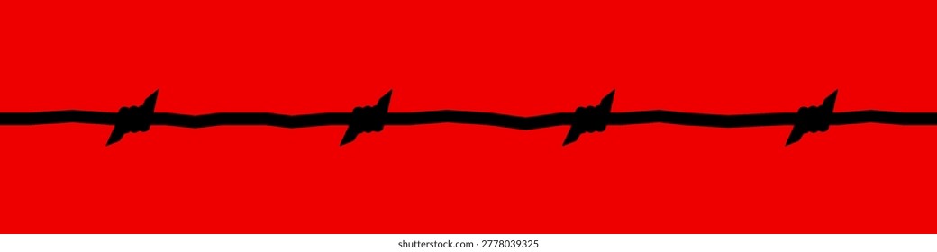 Barbed wire banner. barbedwire goth