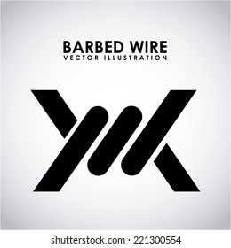barb wire logo