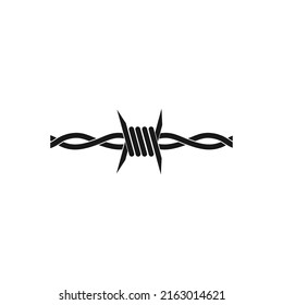 Design der Stacheldraht-Icon-Illustration