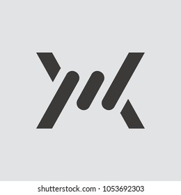 barbed wire icon isolated of flat style. Vector illustration.