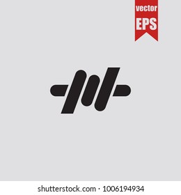 Barbed wire icon in trendy isolated on grey background.Vector illustration.