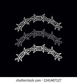 barbed wire illustration