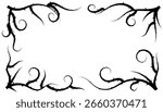 barbed wire and thorny frames in various shapes. Includes round, curly, wavy, and sharp silhouettes. Wreath-style borders with a horror or Halloween theme, perfect for adding dramatic copyspace. EPS10