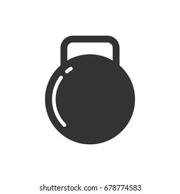 Barbel, Dumbbell  Gym Icon Logo Template Illustration Design. Vector EPS 10.