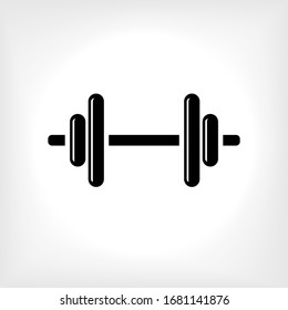 Barbel Icon. Universal Interface Element, Sign and Symbol - Vector.