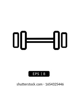 barbel icon vector illustration design