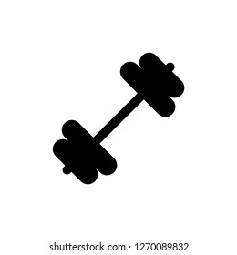 Barbel Icon Vector Illustration Logo Template.