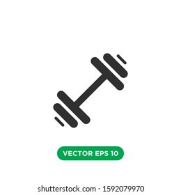 barbel icon vector template design concept