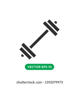 barbel icon vector template design concept