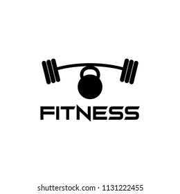 Barbel Logo Fitness Gym Icon Vector Stock Vector (Royalty Free ...