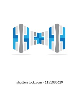 barbel logo template