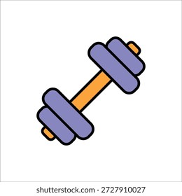 Plantilla de línea de icono de Vector de barbel