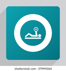 barbell bench press Icon Vector