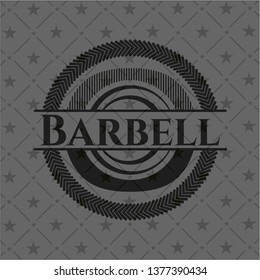 Barbell dark emblem