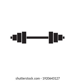 Barbell, Dumbbell Gym icon on white background.
Barbell logo for your website design. Logo, application, UI. Clock icon Vector illustration, EPS10.