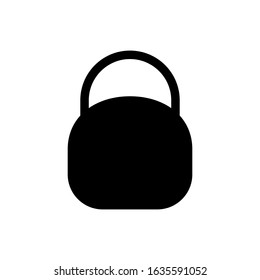 Barbell, dumbbell icon vector template